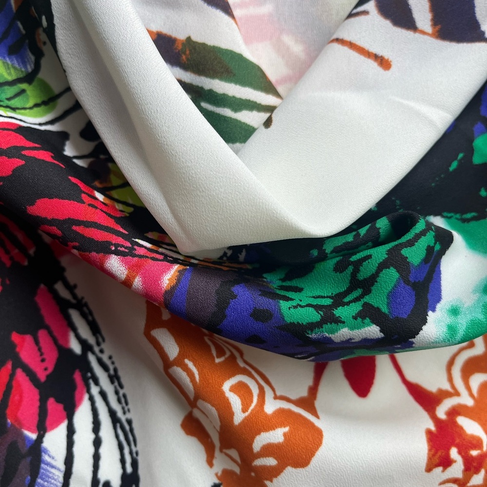 New York & Company Strapless Multicolor Butterfly Dress - Picture 9 of 10